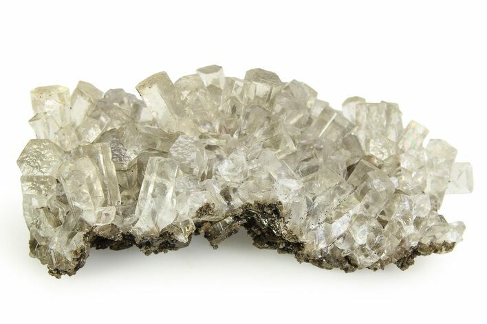Glassy Hexagonal Calcite Crystal Cluster - China #351370